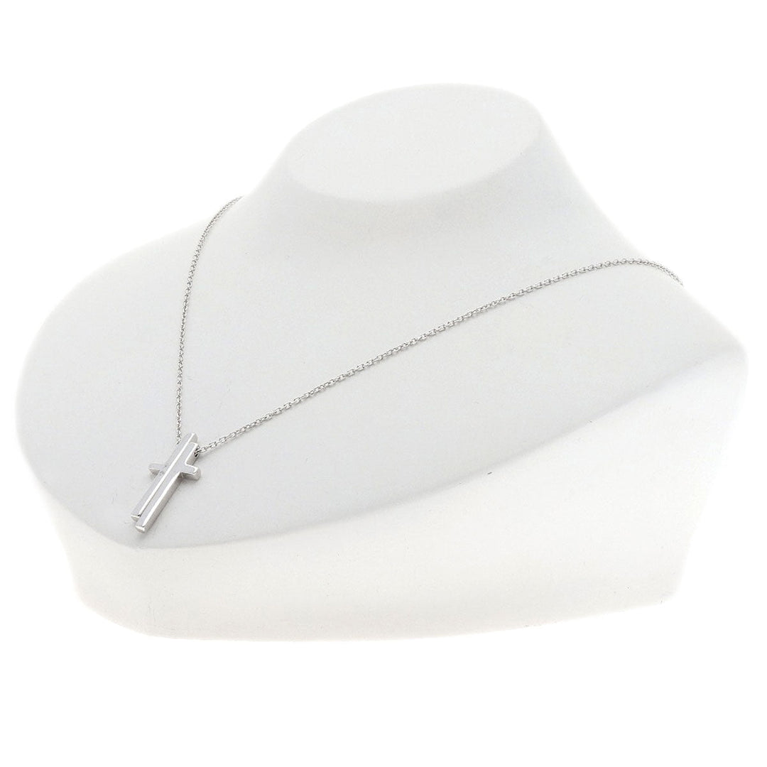 GUCCI Necklace K18WG Silver Separate cloth