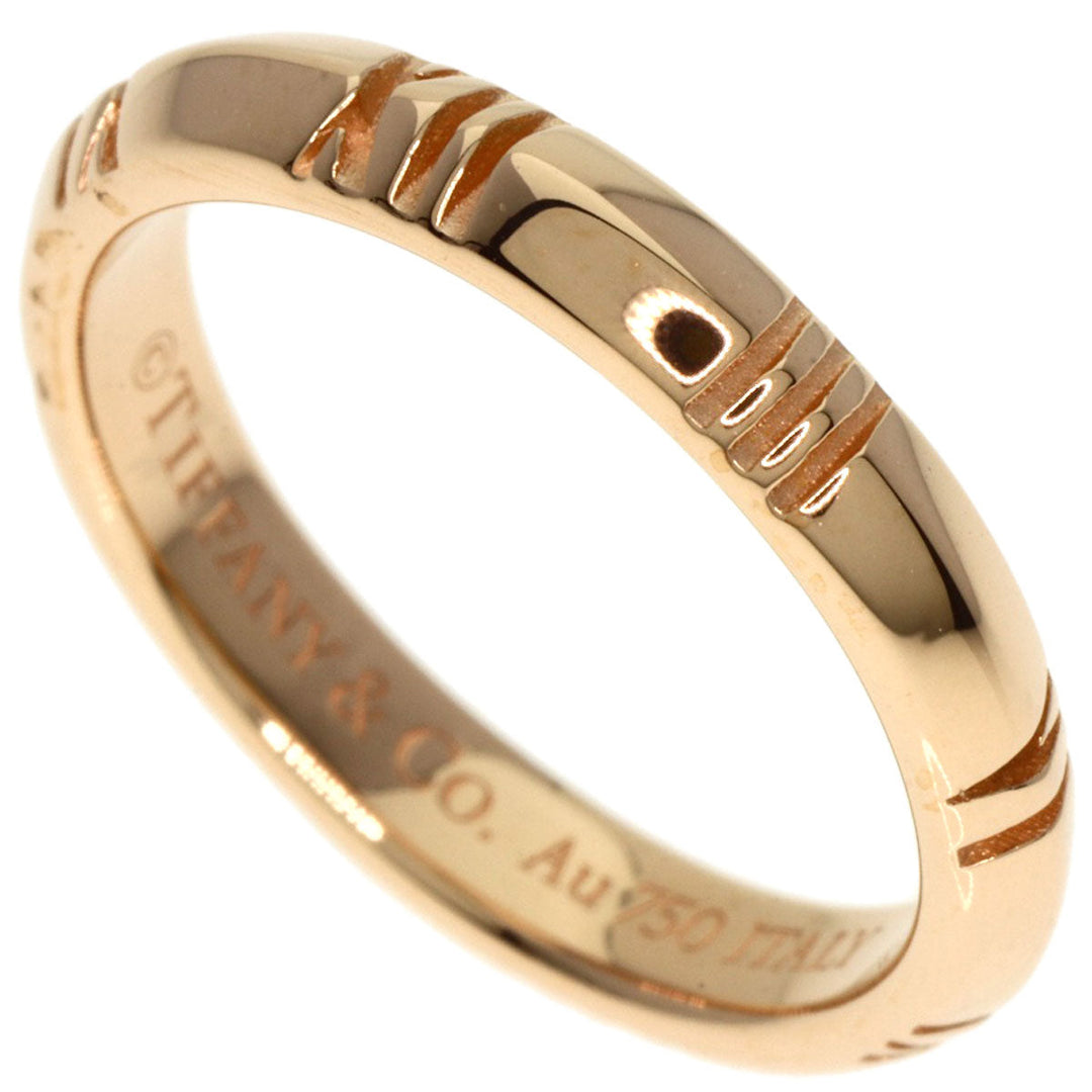 TIFFANY&Co. Ring 18K Pink Gold gold atlas x closed narrow Women Used Authentic