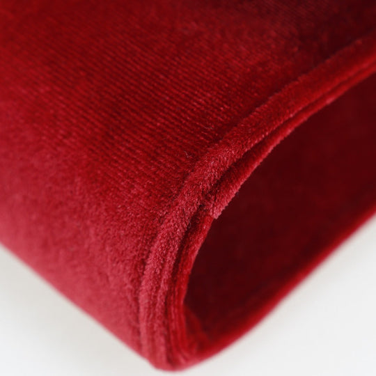 Valentino Shoulder Bag velvet Red Tassel ChainShoulder Divina Women Used Authentic