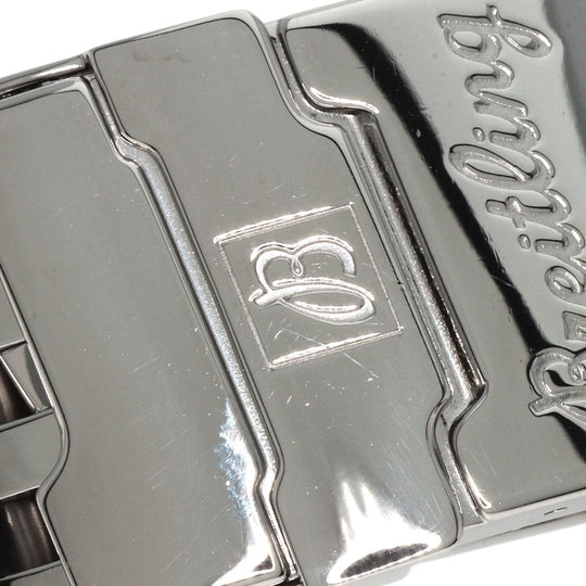 BREITLING Watches Mechanical Automatic A24322 Stainless Steel , Stainless Steel Silver Navitimer World black dial mens Used Authentic