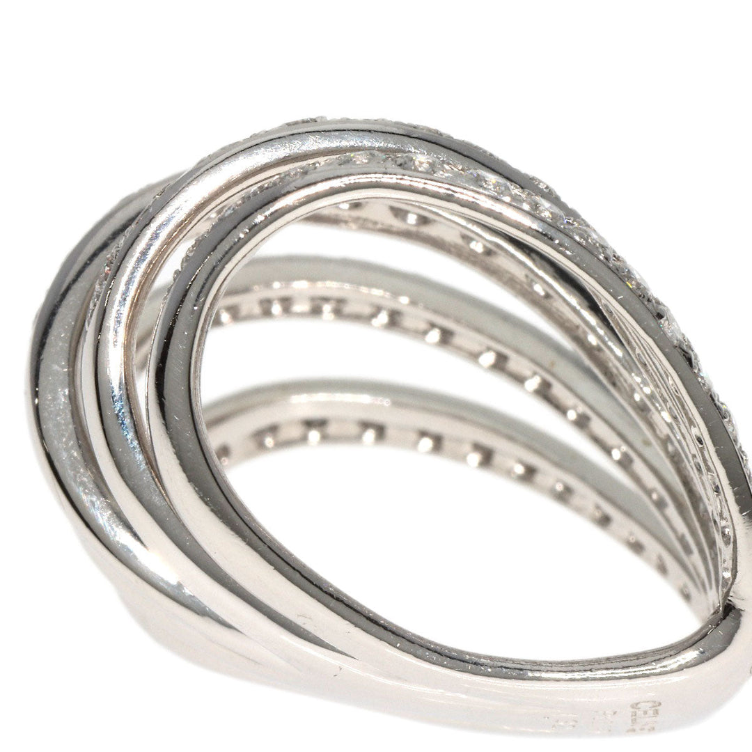 CELINE Pendant top PT900 Silver diamond Women Used Authentic