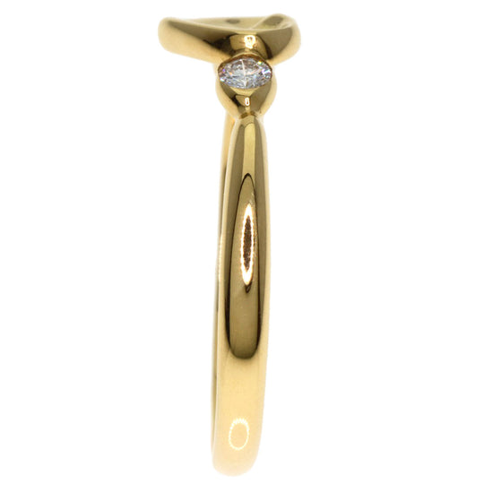 TIFFANY&Co. Ring 18K Yellow Gold gold Full Heart 2P Diamond