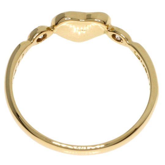 TIFFANY&Co. Ring 18K Yellow Gold gold Full Heart 2P Diamond