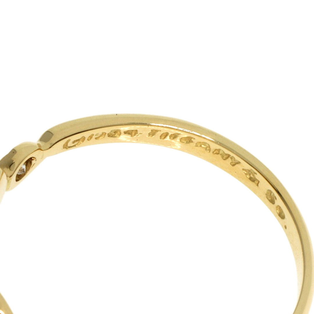 TIFFANY&Co. Ring 18K Yellow Gold gold Full Heart 2P Diamond
