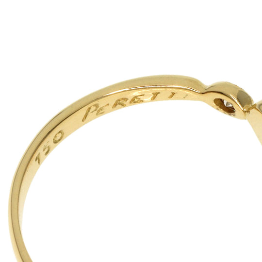 TIFFANY&Co. Ring 18K Yellow Gold gold Full Heart 2P Diamond