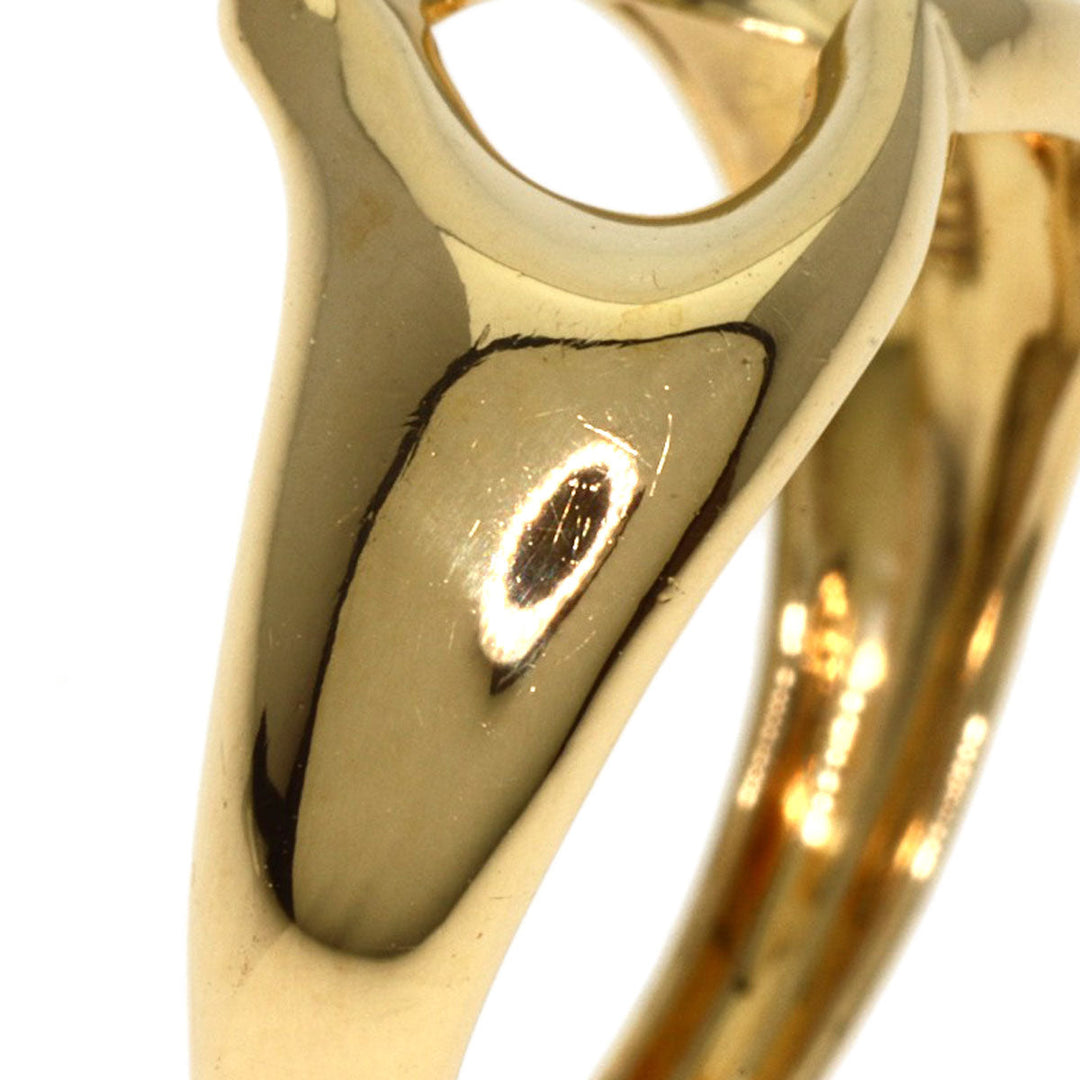 TIFFANY&Co. Ring 18K Yellow Gold gold Open heart Women Used Authentic
