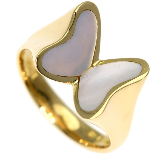 TIFFANY&Co. Ring 18K Yellow Gold gold Butterfly Shell