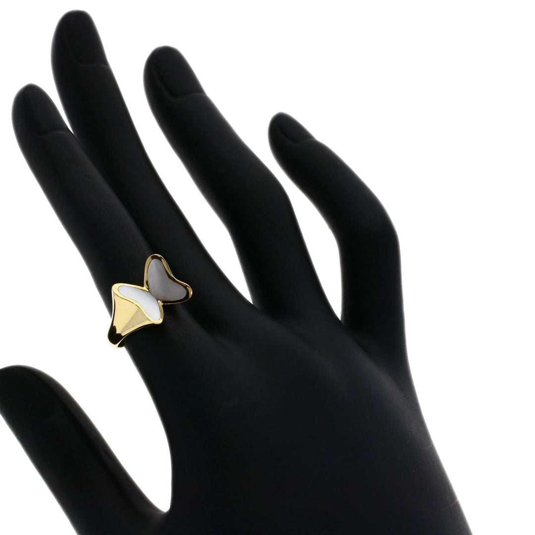 TIFFANY&Co. Ring 18K Yellow Gold gold Butterfly Shell