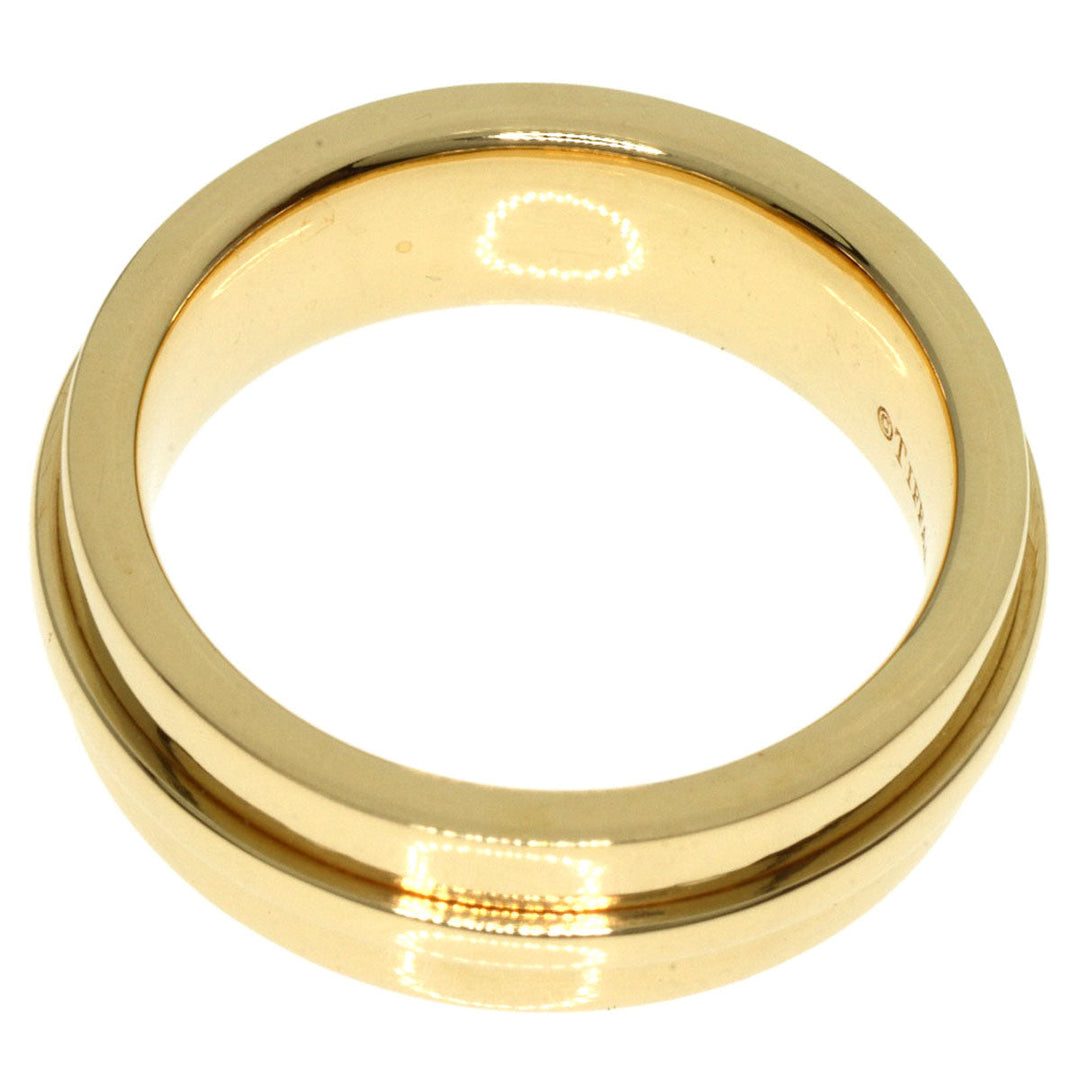 TIFFANY&Co. Ring 18K Yellow Gold gold T TWO wide