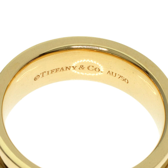 TIFFANY&Co. Ring 18K Yellow Gold gold T TWO wide