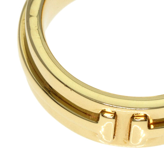 TIFFANY&Co. Ring 18K Yellow Gold gold T TWO wide