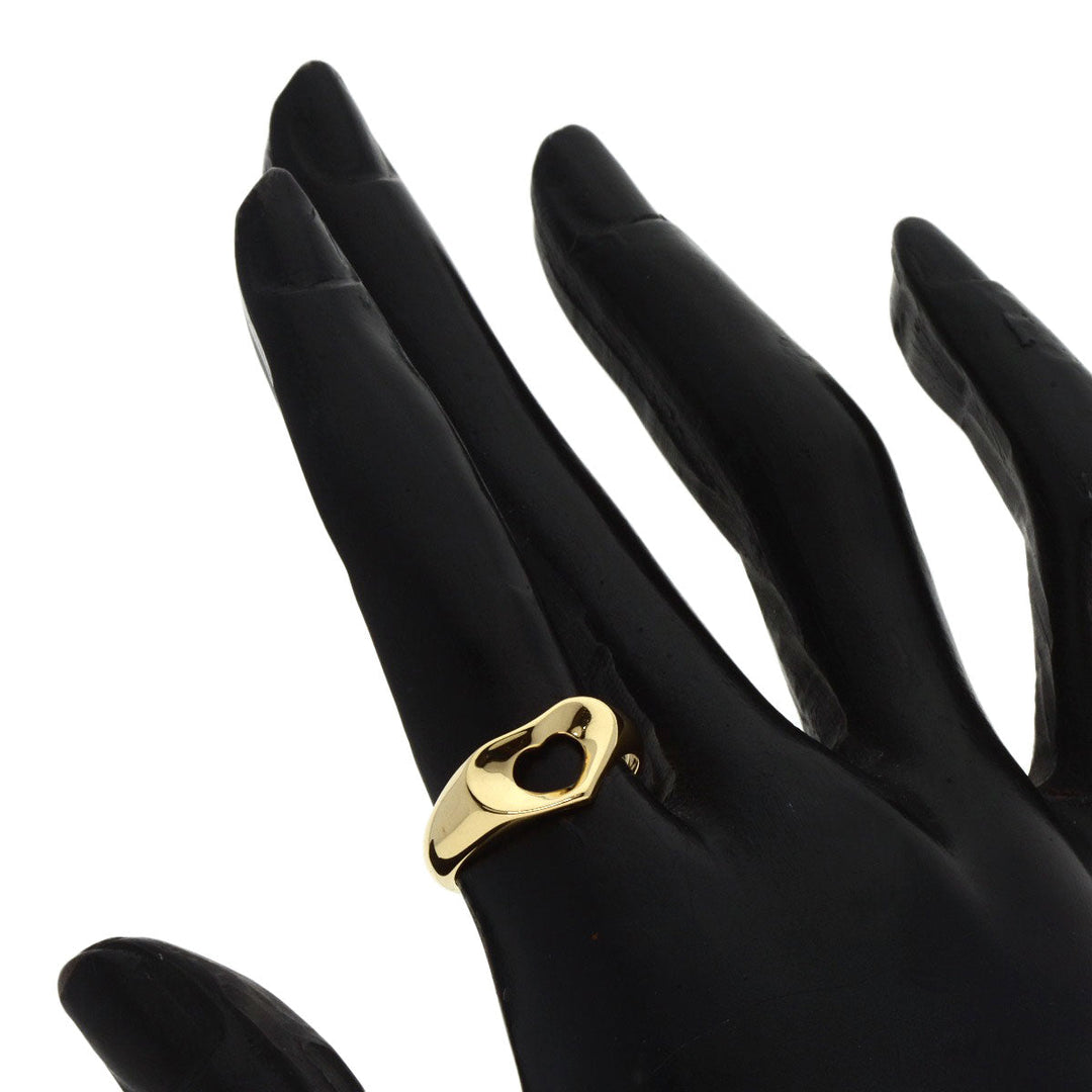 TIFFANY&Co. Ring 18K Yellow Gold gold Open heart Women Used Authentic