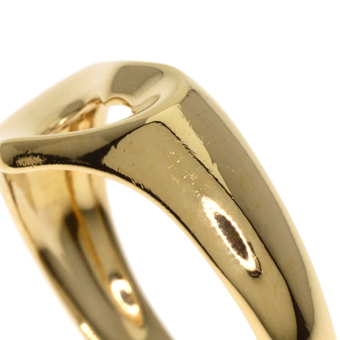TIFFANY&Co. Ring 18K Yellow Gold gold Open heart Women Used Authentic