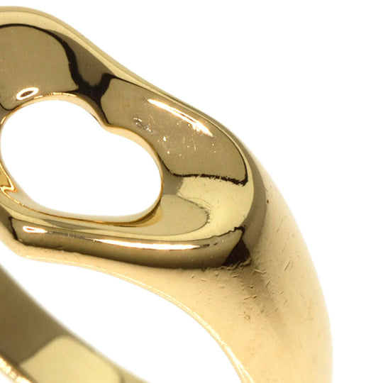 TIFFANY&Co. Ring 18K Yellow Gold gold Open heart Women Used Authentic