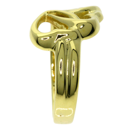 TIFFANY&Co. Ring 18K Yellow Gold gold Triple heart Women Used Authentic