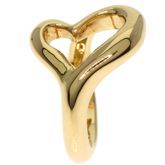TIFFANY&Co. Ring 18K Yellow Gold gold Open heart Women Used Authentic