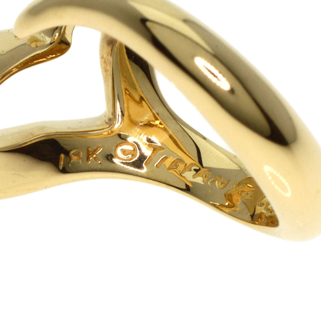 TIFFANY&Co. Ring 18K Yellow Gold gold Open heart Women Used Authentic