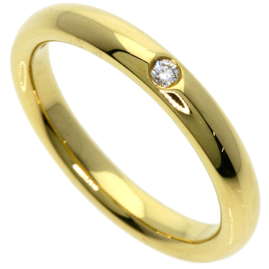 TIFFANY&Co. Ring 18K Yellow Gold gold Stacking band 1P diamond Women Used Authentic