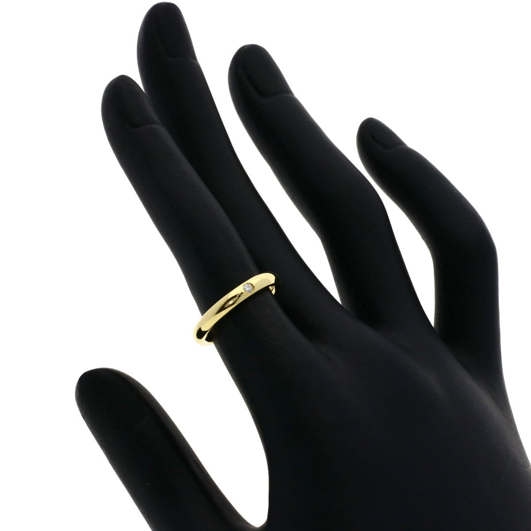 TIFFANY&Co. Ring 18K Yellow Gold gold Stacking band 1P diamond Women Used Authentic
