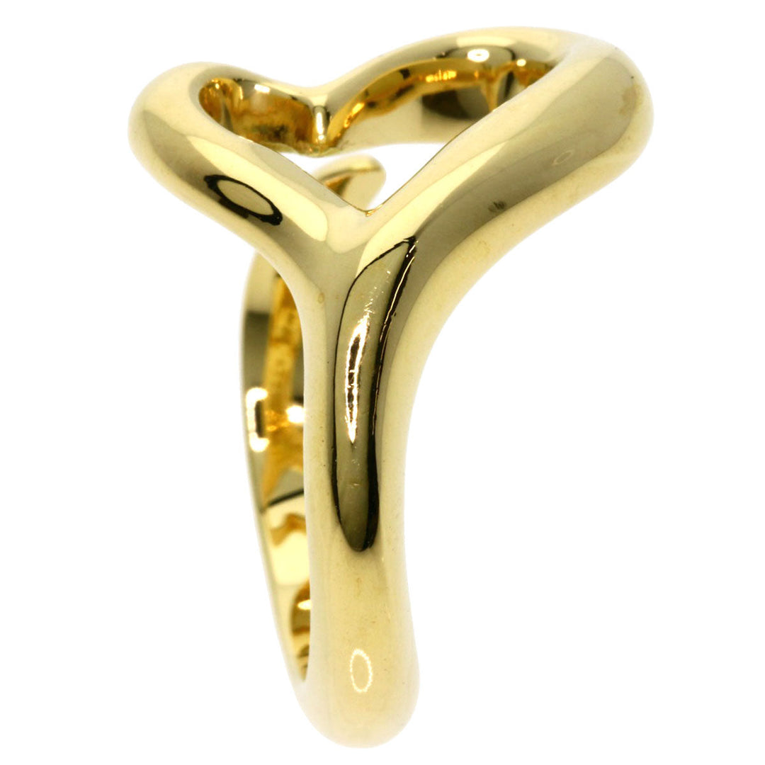 TIFFANY&Co. Ring 18K Yellow Gold gold Open heart Women Used Authentic