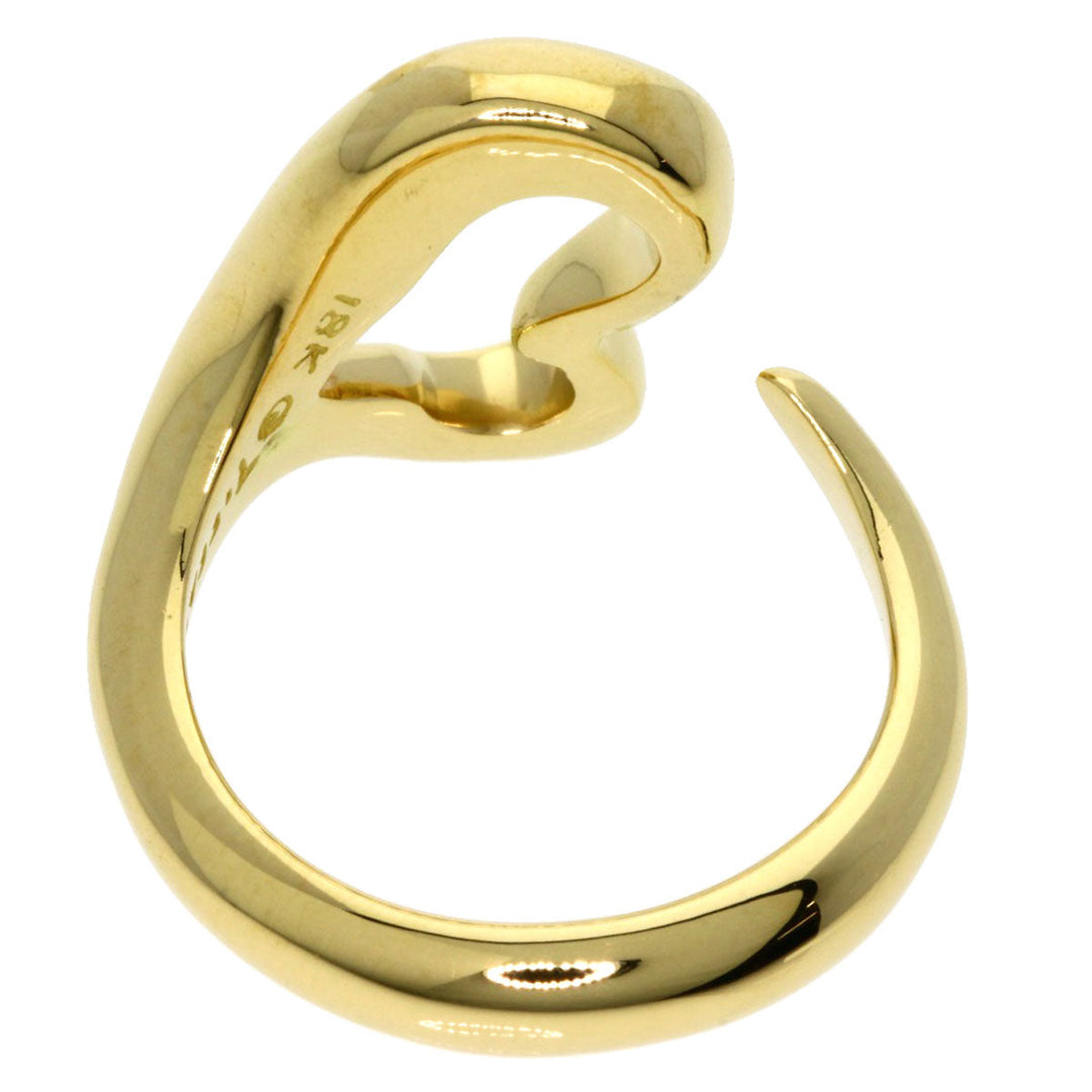 TIFFANY&Co. Ring 18K Yellow Gold gold Open heart Women Used Authentic