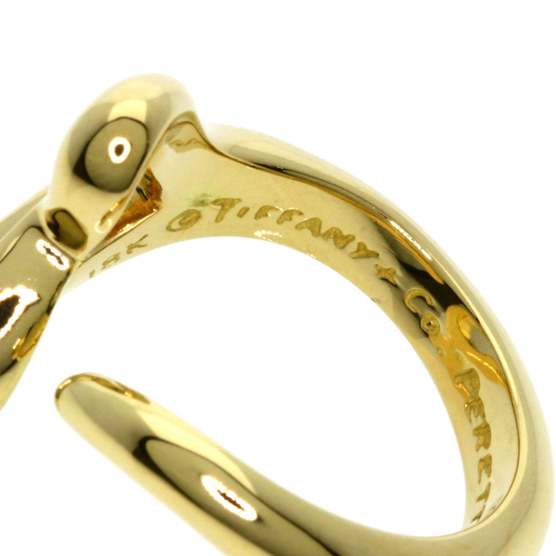 TIFFANY&Co. Ring 18K Yellow Gold gold Open heart Women Used Authentic
