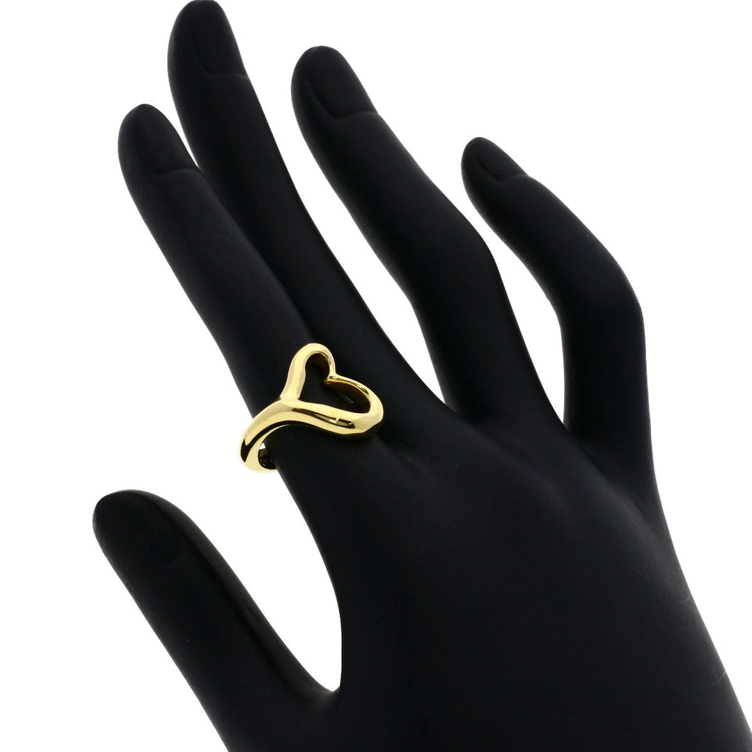 TIFFANY&Co. Ring 18K Yellow Gold gold Open heart Women Used Authentic
