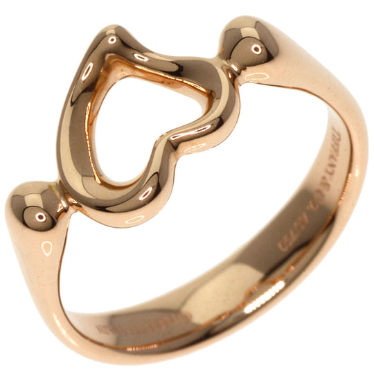 TIFFANY&Co. Ring 18K Pink Gold gold Open heart