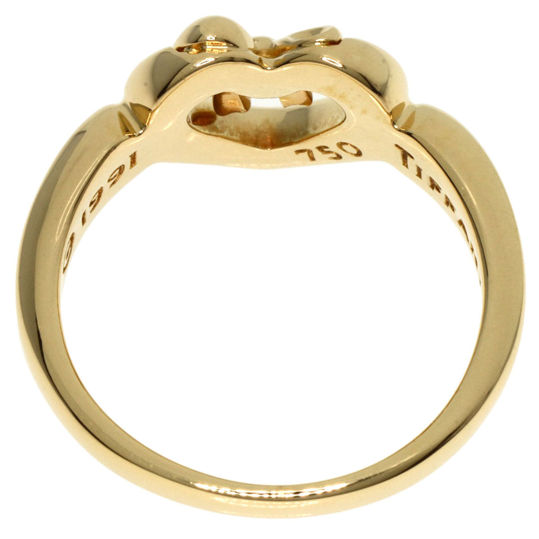 TIFFANY&Co. Ring 18K Yellow Gold gold Ribbon heart