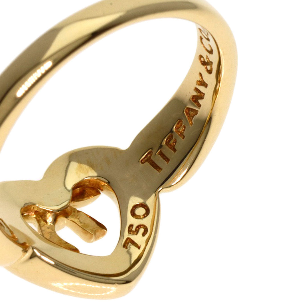 TIFFANY&Co. Ring 18K Yellow Gold gold Ribbon heart