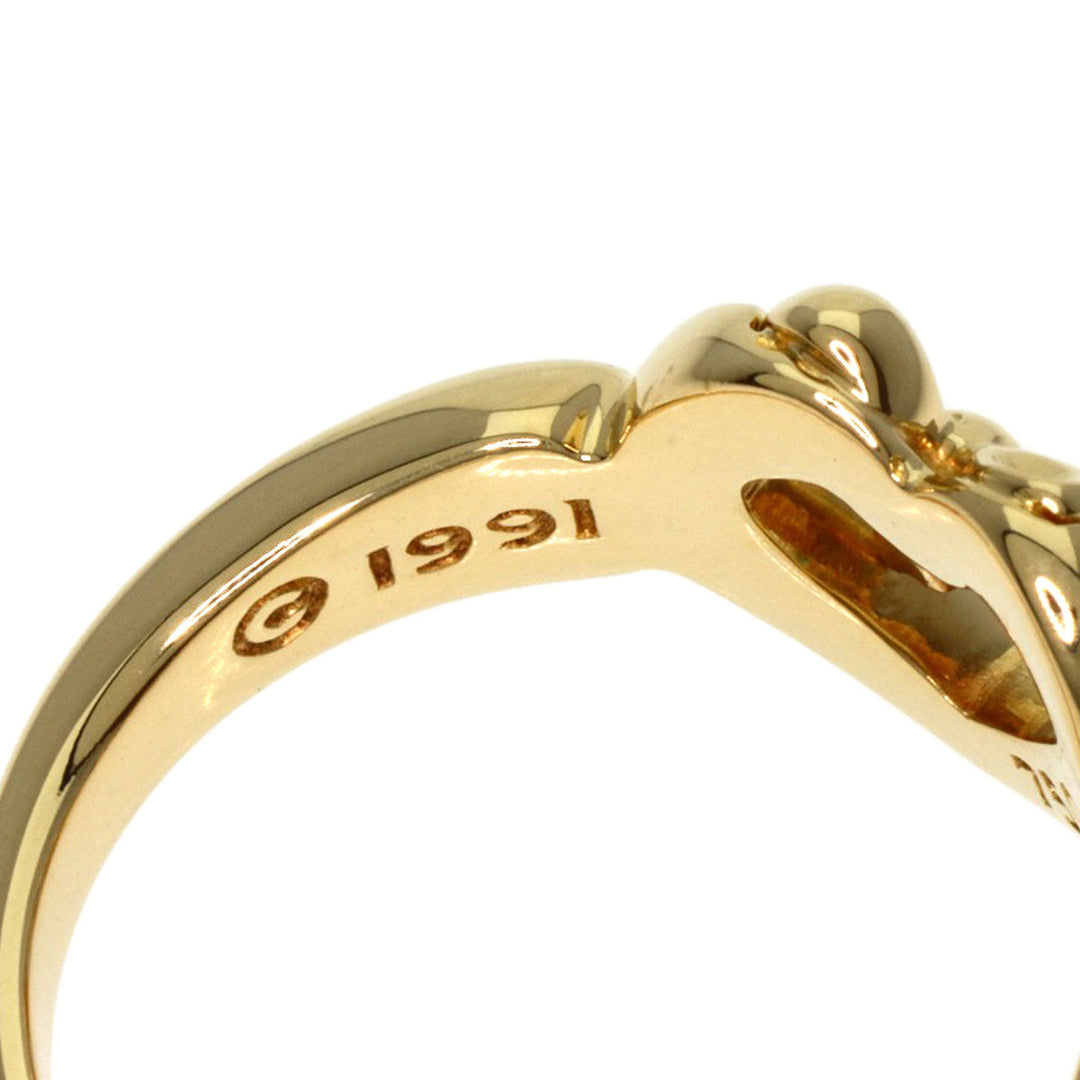 TIFFANY&Co. Ring 18K Yellow Gold gold Ribbon heart