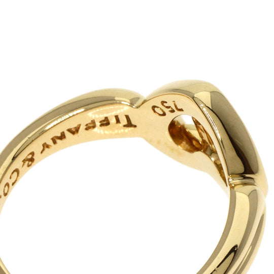 TIFFANY&Co. Ring 18K Yellow Gold gold Ribbon heart
