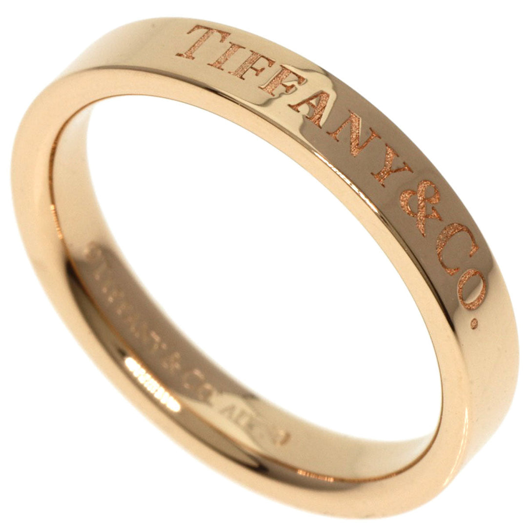 TIFFANY&Co. Ring 18K Pink Gold gold Flat band Women Used Authentic
