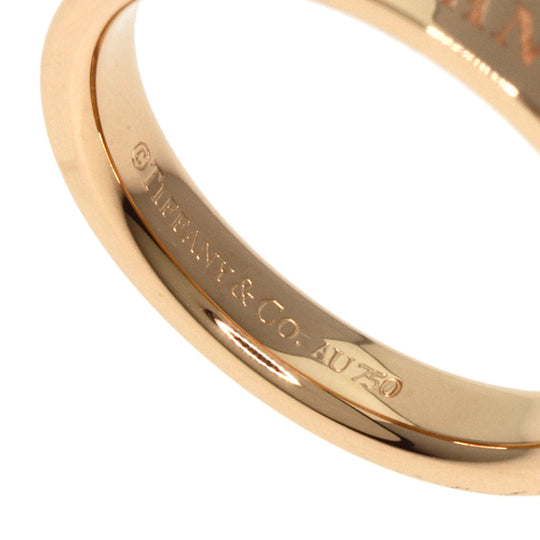 TIFFANY&Co. Ring 18K Pink Gold gold Flat band Women Used Authentic