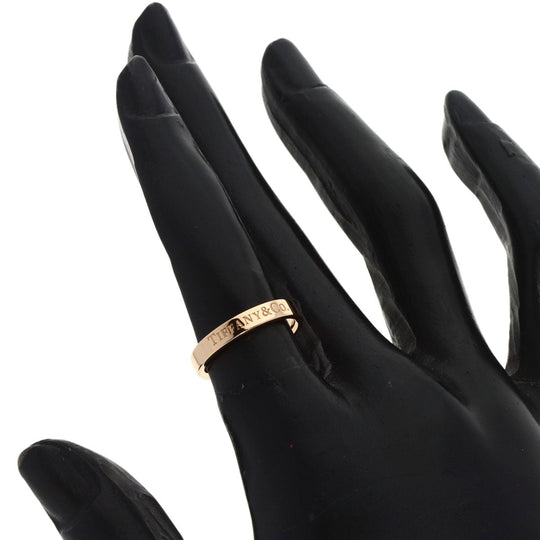 TIFFANY&Co. Ring 18K Pink Gold gold Flat band Women Used Authentic