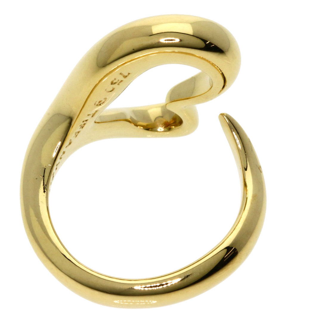 TIFFANY&Co. Ring 18K Yellow Gold gold Open heart Women Used Authentic