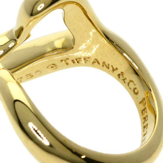 TIFFANY&Co. Ring 18K Yellow Gold gold Open heart Women Used Authentic