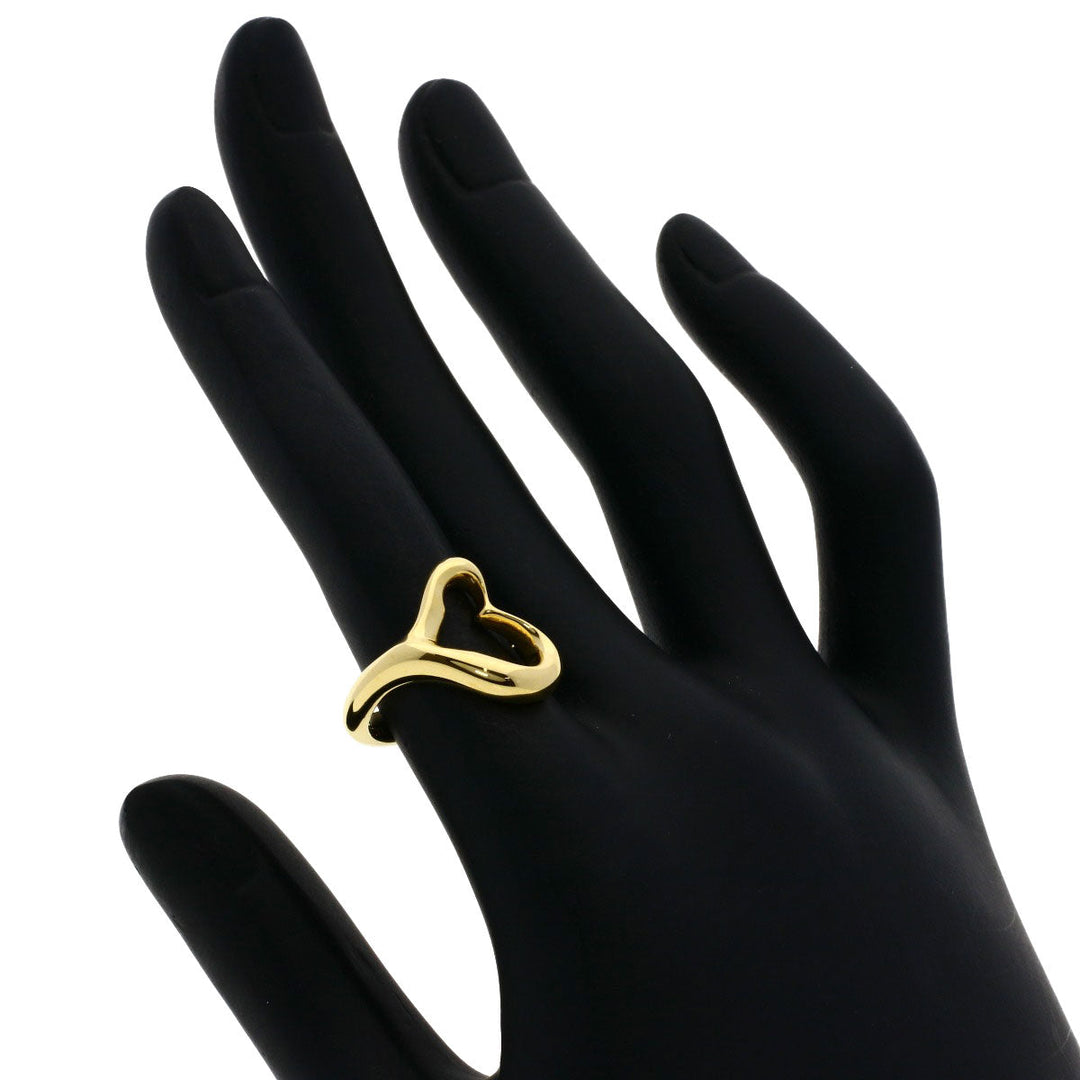 TIFFANY&Co. Ring 18K Yellow Gold gold Open heart Women Used Authentic
