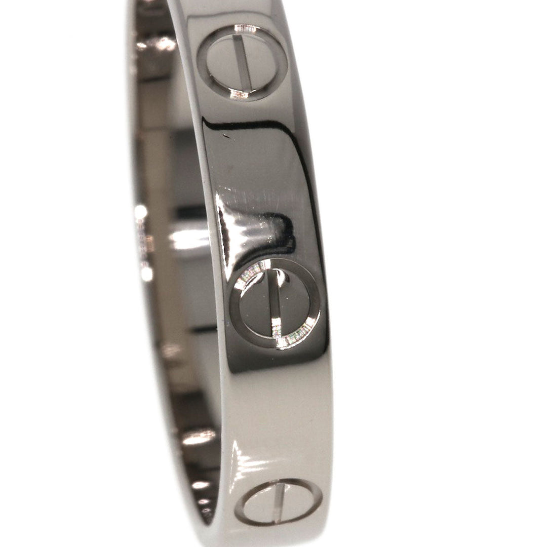 CARTIER Ring K18WG Silver Mini Love Ring #58