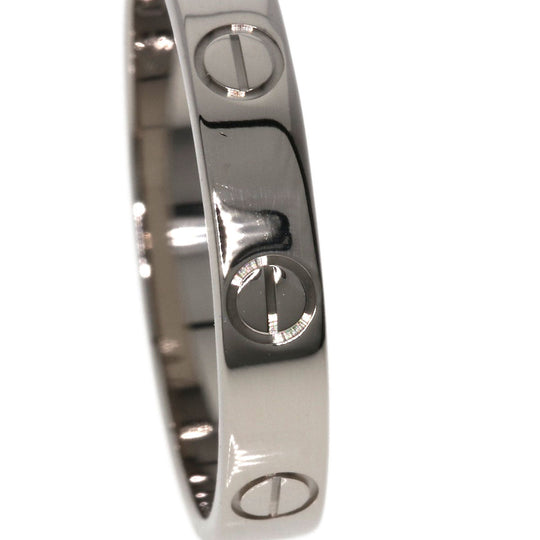 CARTIER Ring K18WG Silver Mini Love Ring #58