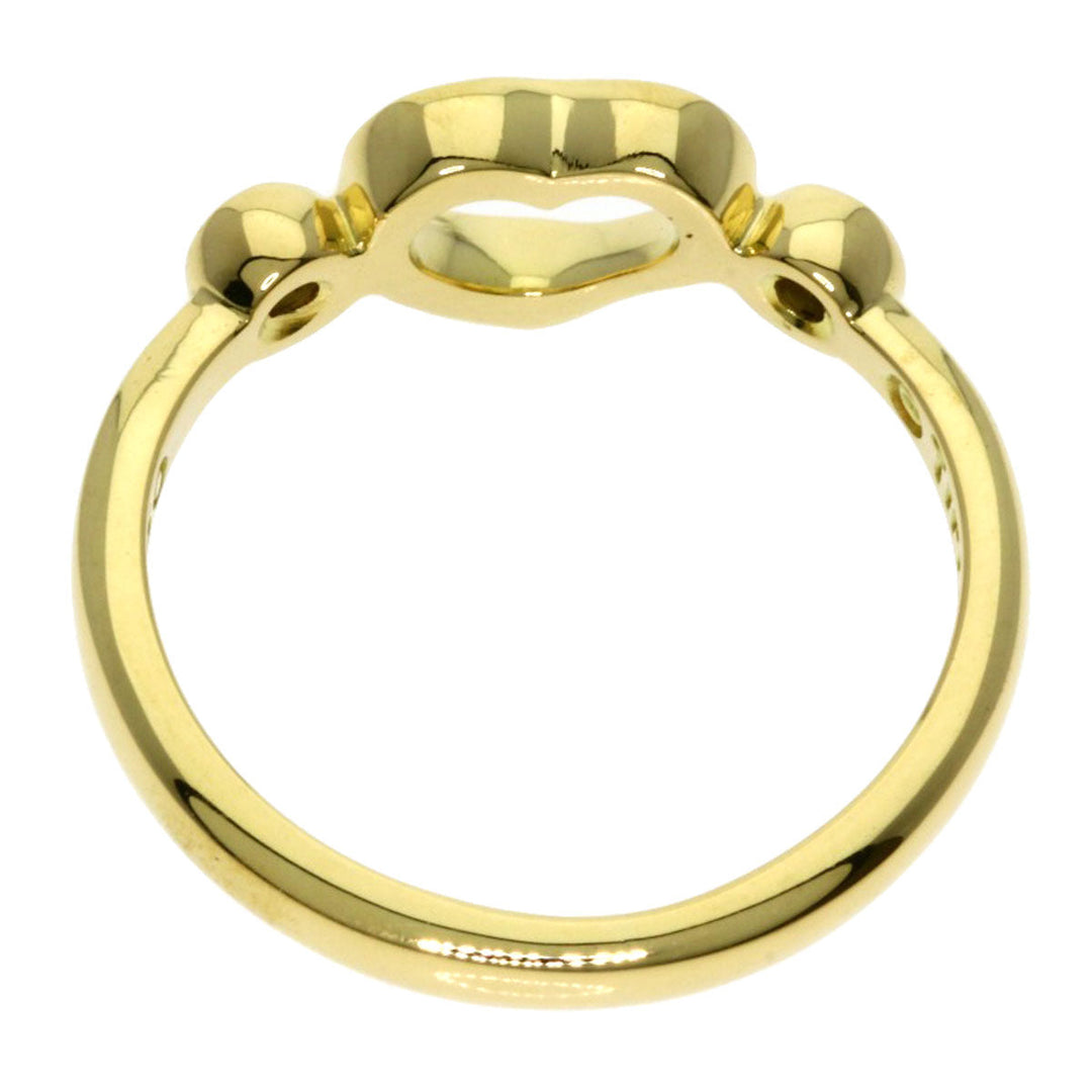TIFFANY&Co. Ring 18K Yellow Gold gold Open Heart 2P Diamond