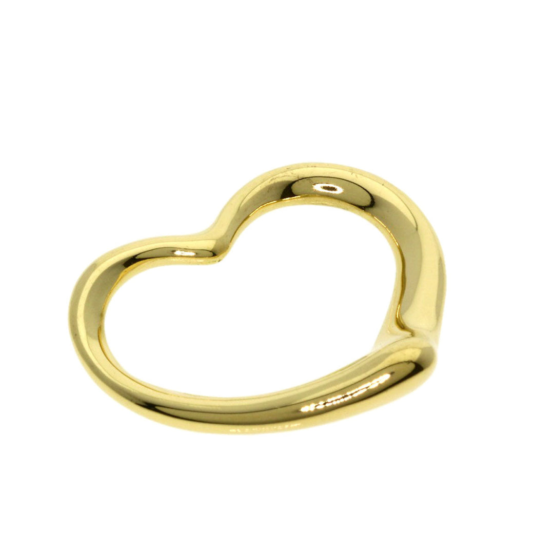 TIFFANY&Co. Pendant top 18K Yellow Gold gold Open heart Women Used Authentic