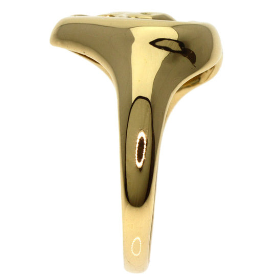 TIFFANY&Co. Ring 18K Yellow Gold gold Ribbon heart Women Used Authentic