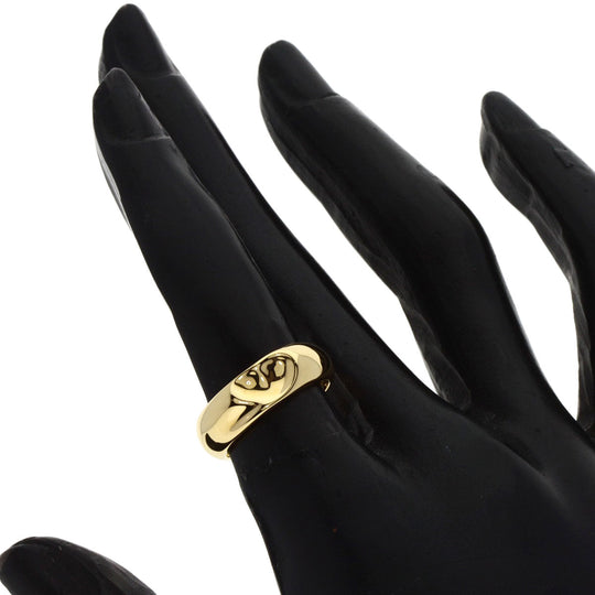 TIFFANY&Co. Ring 18K Yellow Gold gold Full heart Women Used Authentic