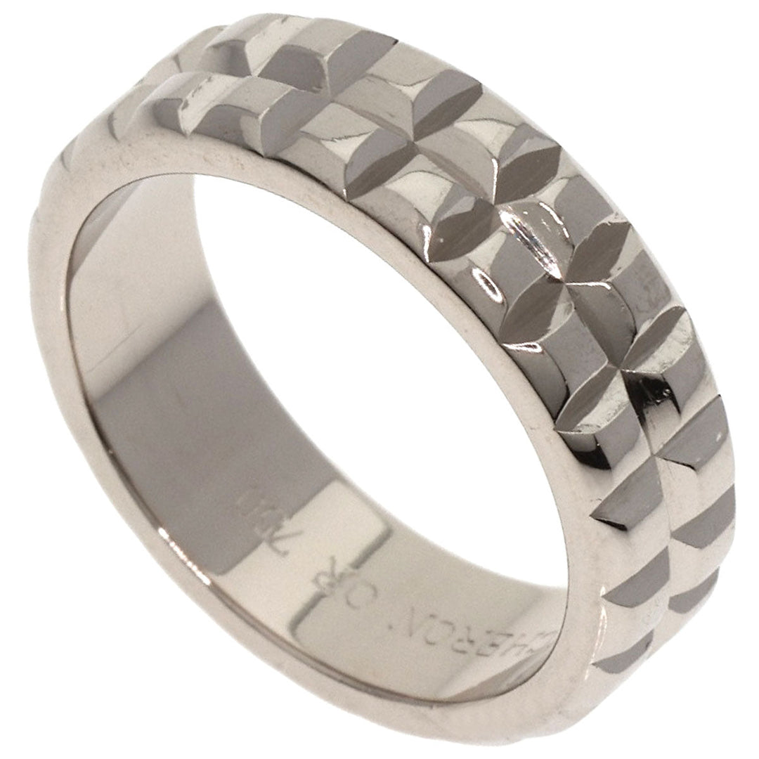 Boucheron Ring K18WG Silver Quatre Clos de Paris Pointe de Diamant
