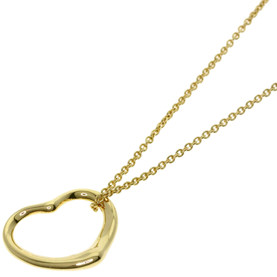 TIFFANY&Co. Necklace 18K Yellow Gold gold Open heart Women Used Authentic
