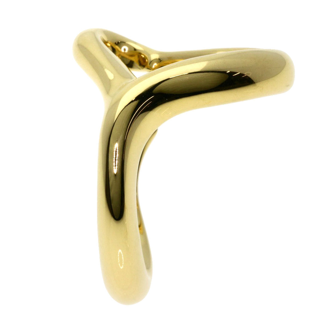 TIFFANY&Co. Ring 18K Yellow Gold gold Open heart Women Used Authentic