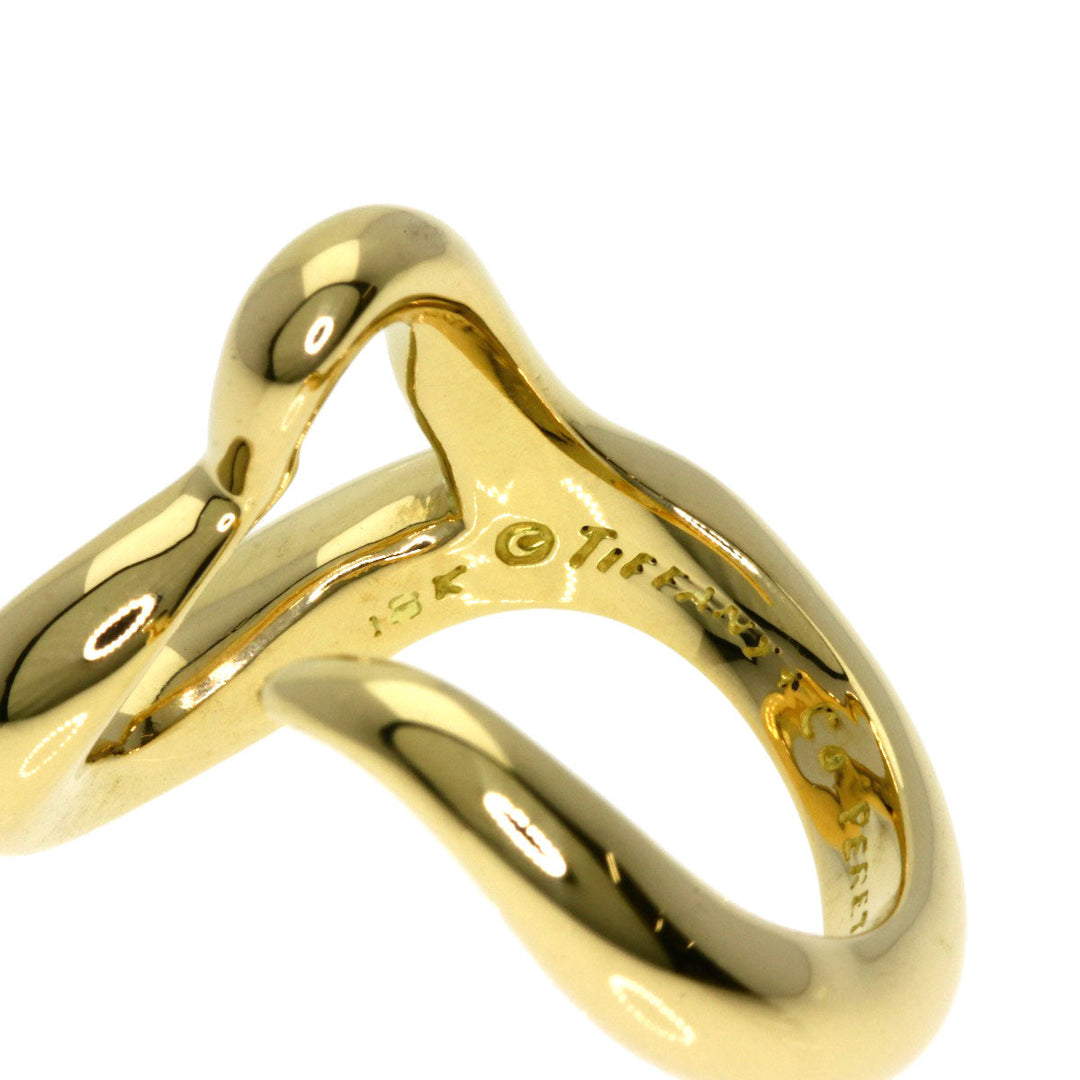 TIFFANY&Co. Ring 18K Yellow Gold gold Open heart Women Used Authentic