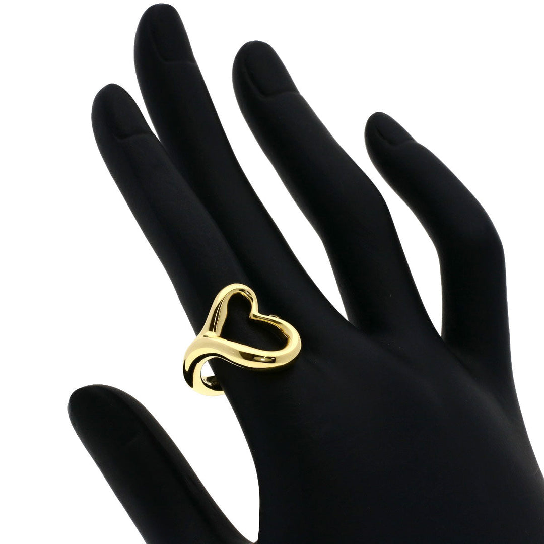 TIFFANY&Co. Ring 18K Yellow Gold gold Open heart Women Used Authentic