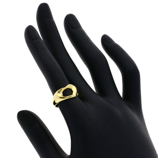 TIFFANY&Co. Ring 18K Yellow Gold gold Open heart Women Used Authentic